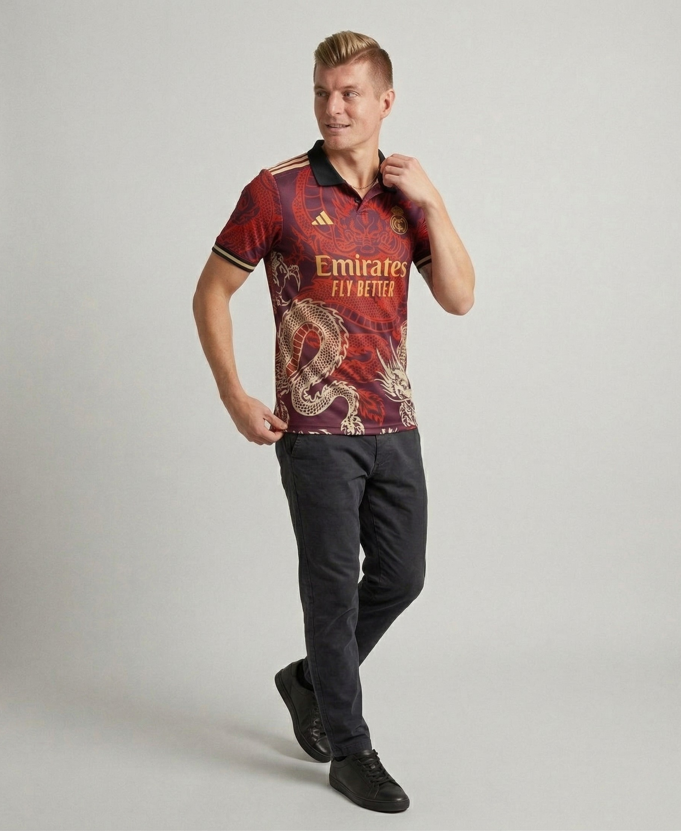 Tenue Real Madrid Dragon Rouge
