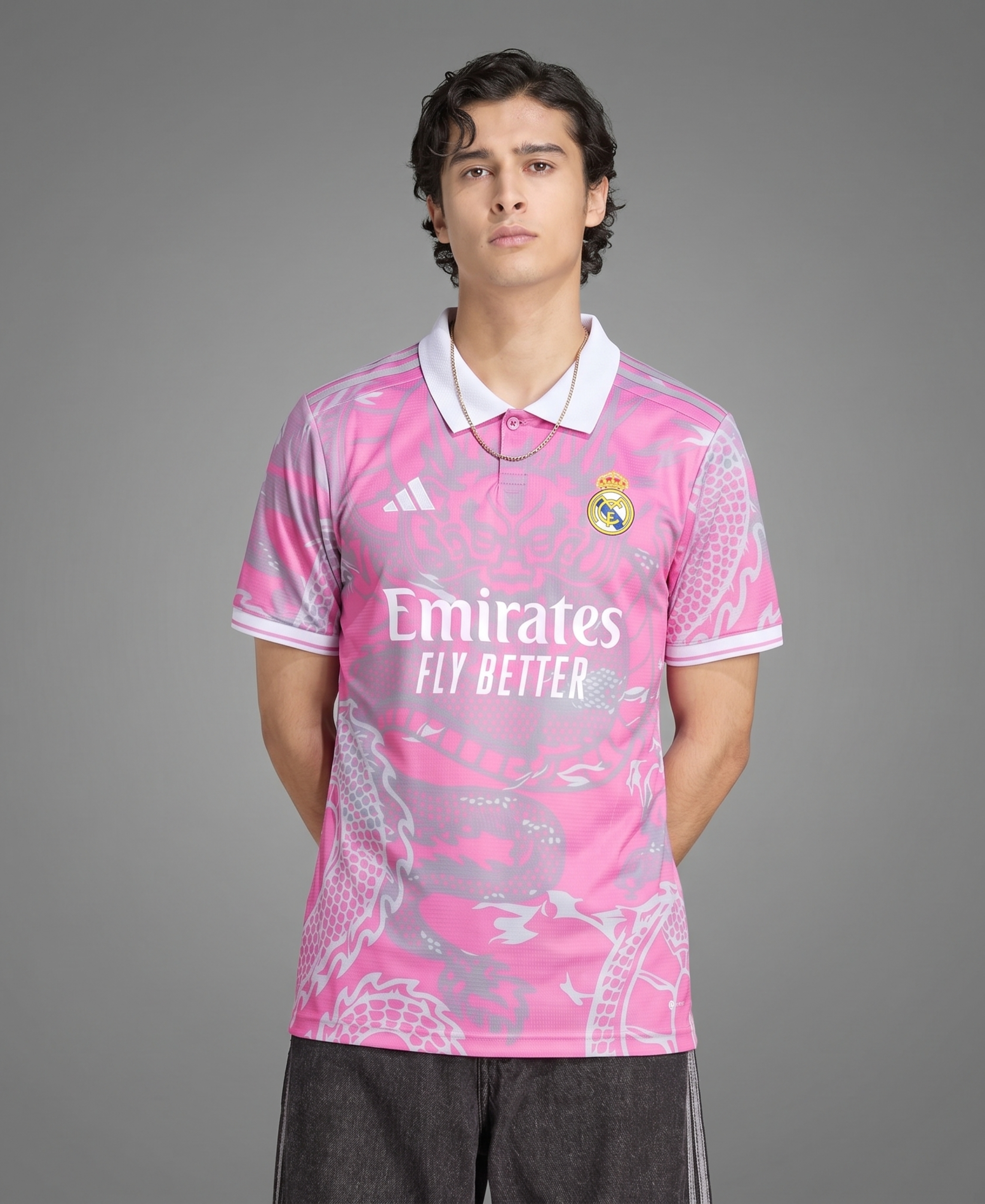 Tenue Real Madrid Dragon Rose