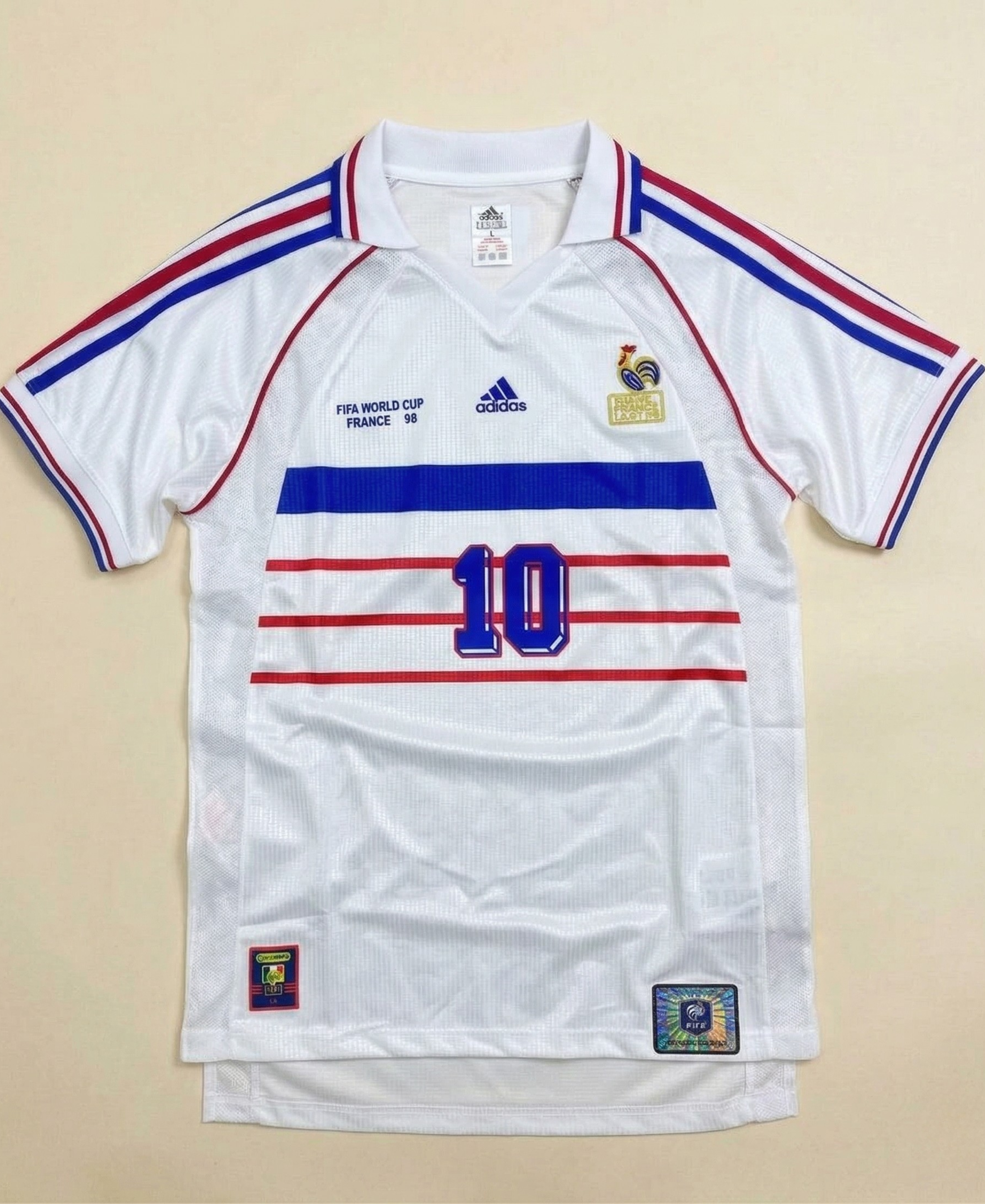 Tenue France coupe du monde 98 (Zidane)