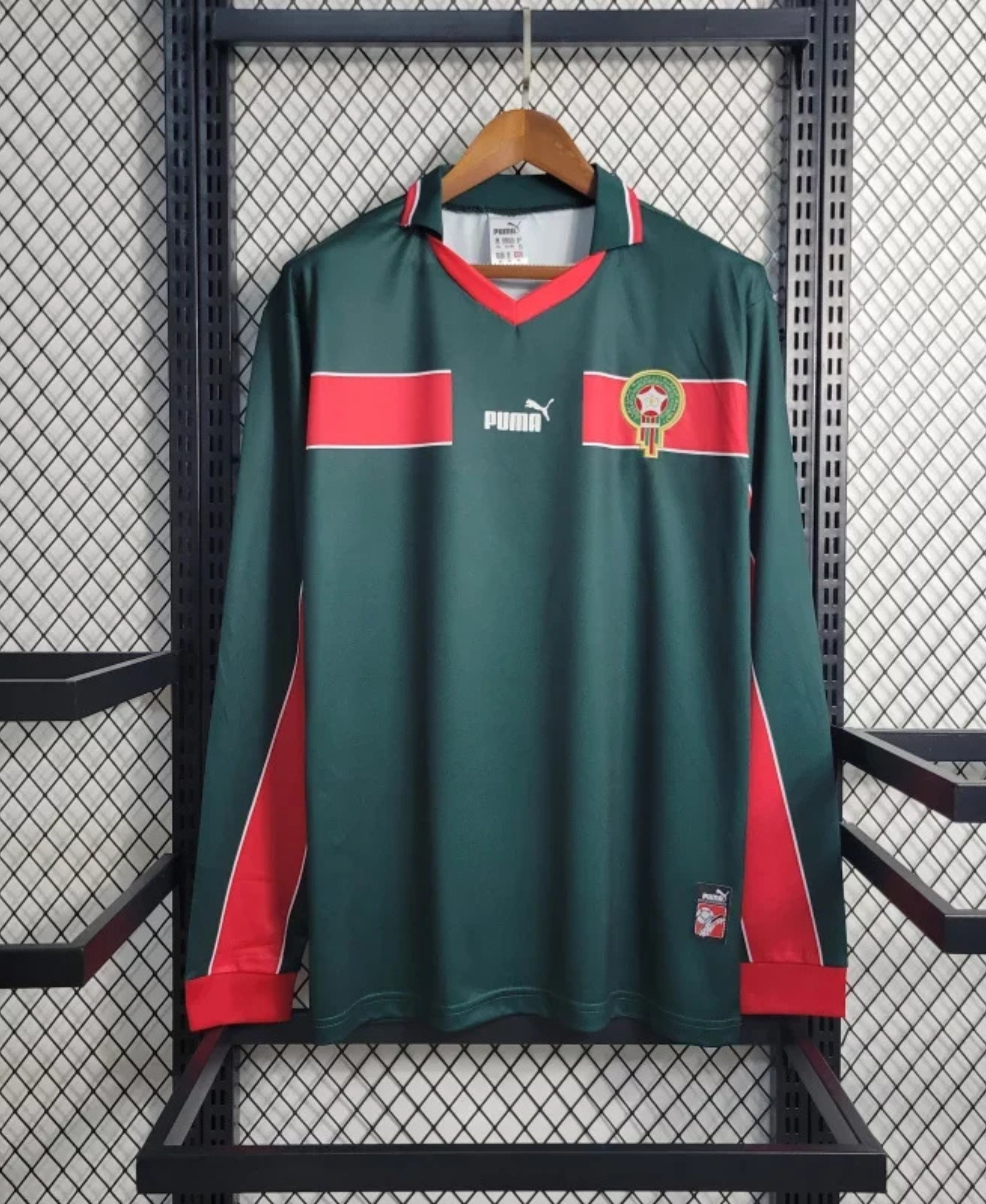 Tenue Maroc Longue Manche CDM 1998 Domicile
