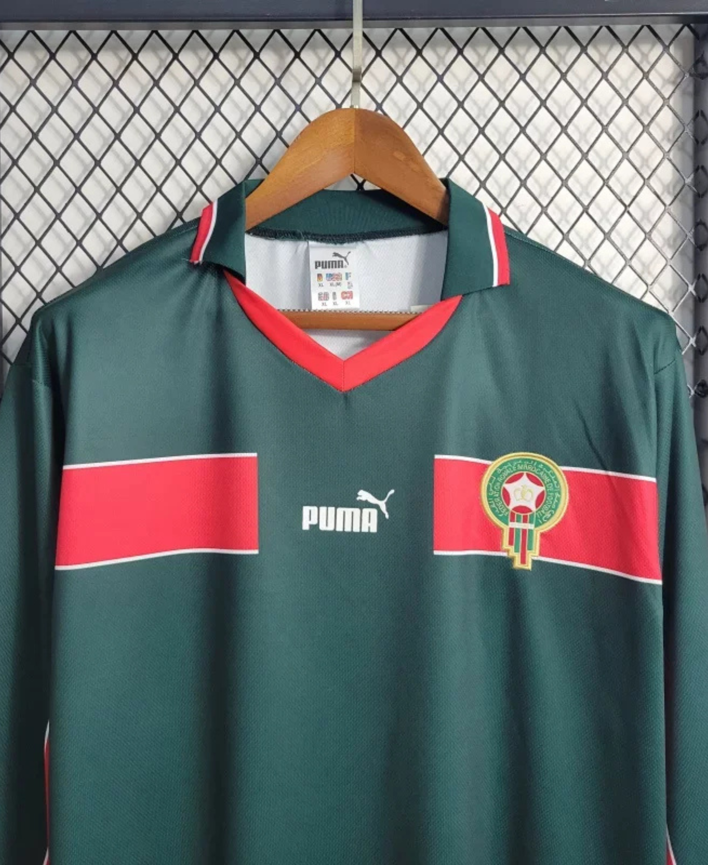 Tenue Maroc Longue Manche CDM 1998 Domicile
