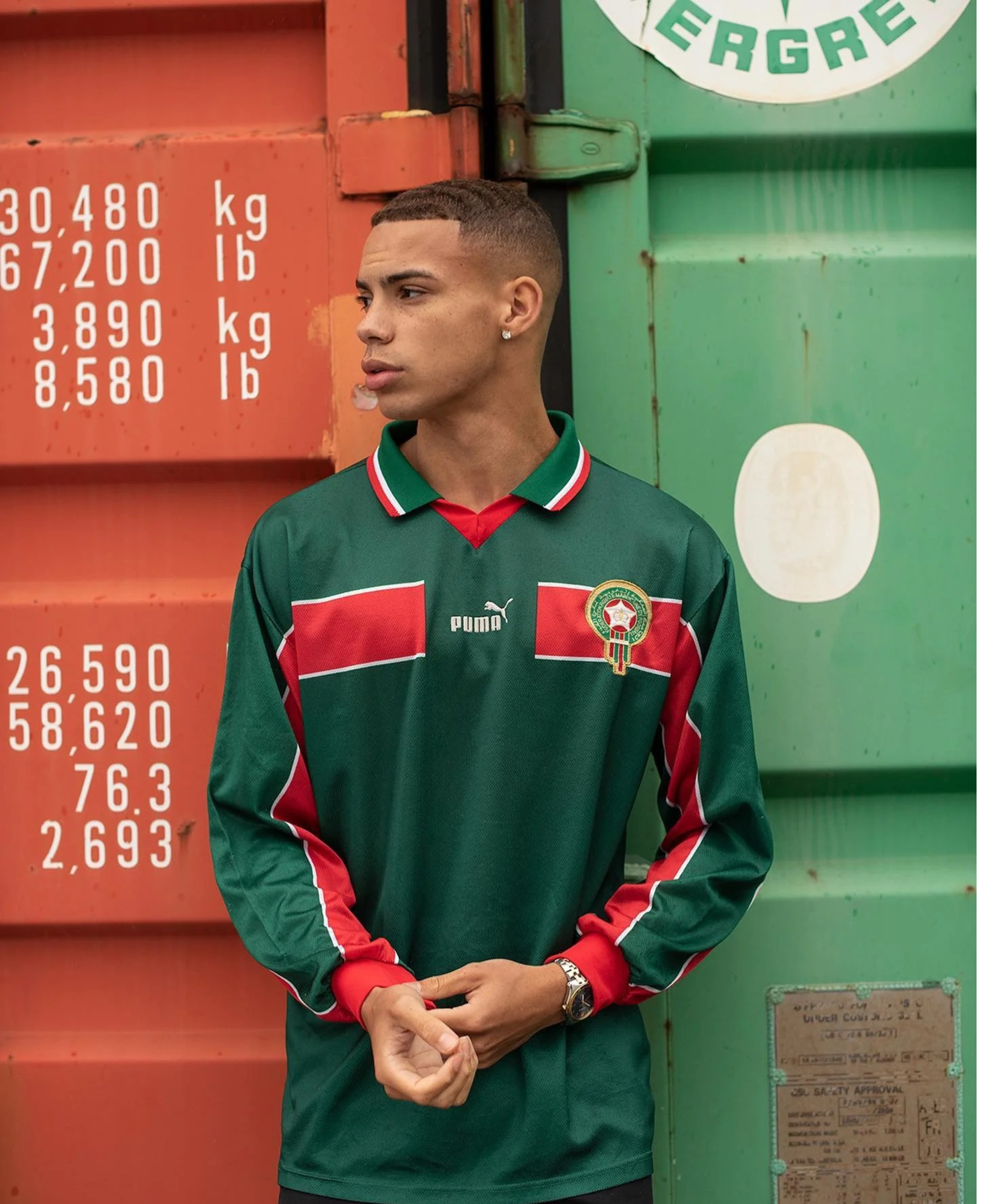 Tenue Maroc Longue Manche CDM 1998 Domicile