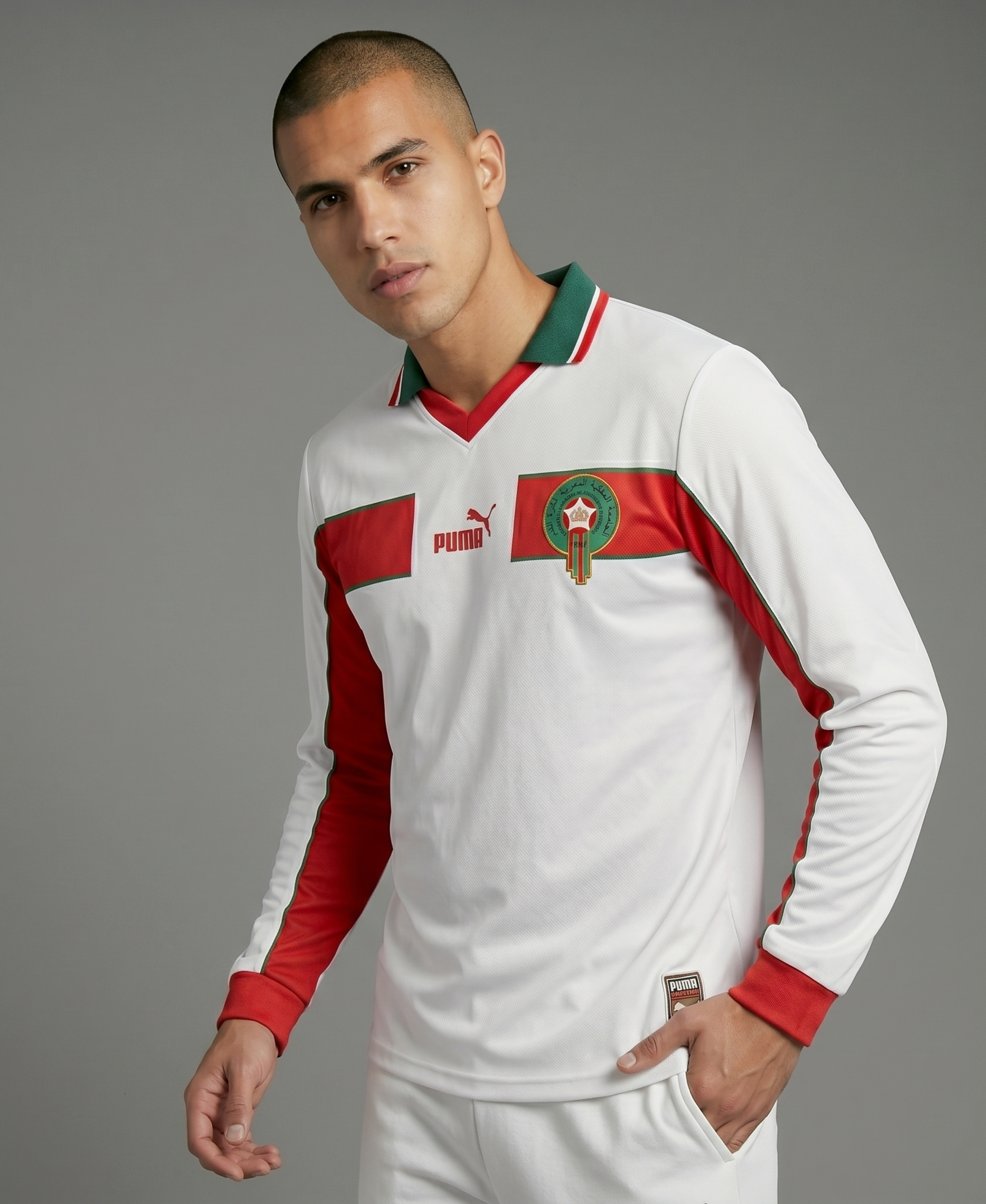Tenue Maroc Manche Longue CDM 1998 Extérieur