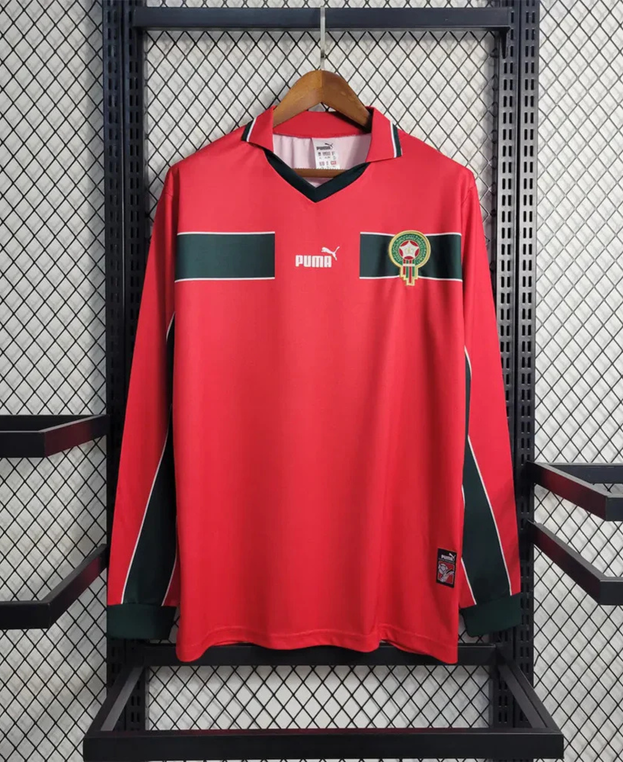 Tenue Maroc Manche Longue CDM 1998 Rouge