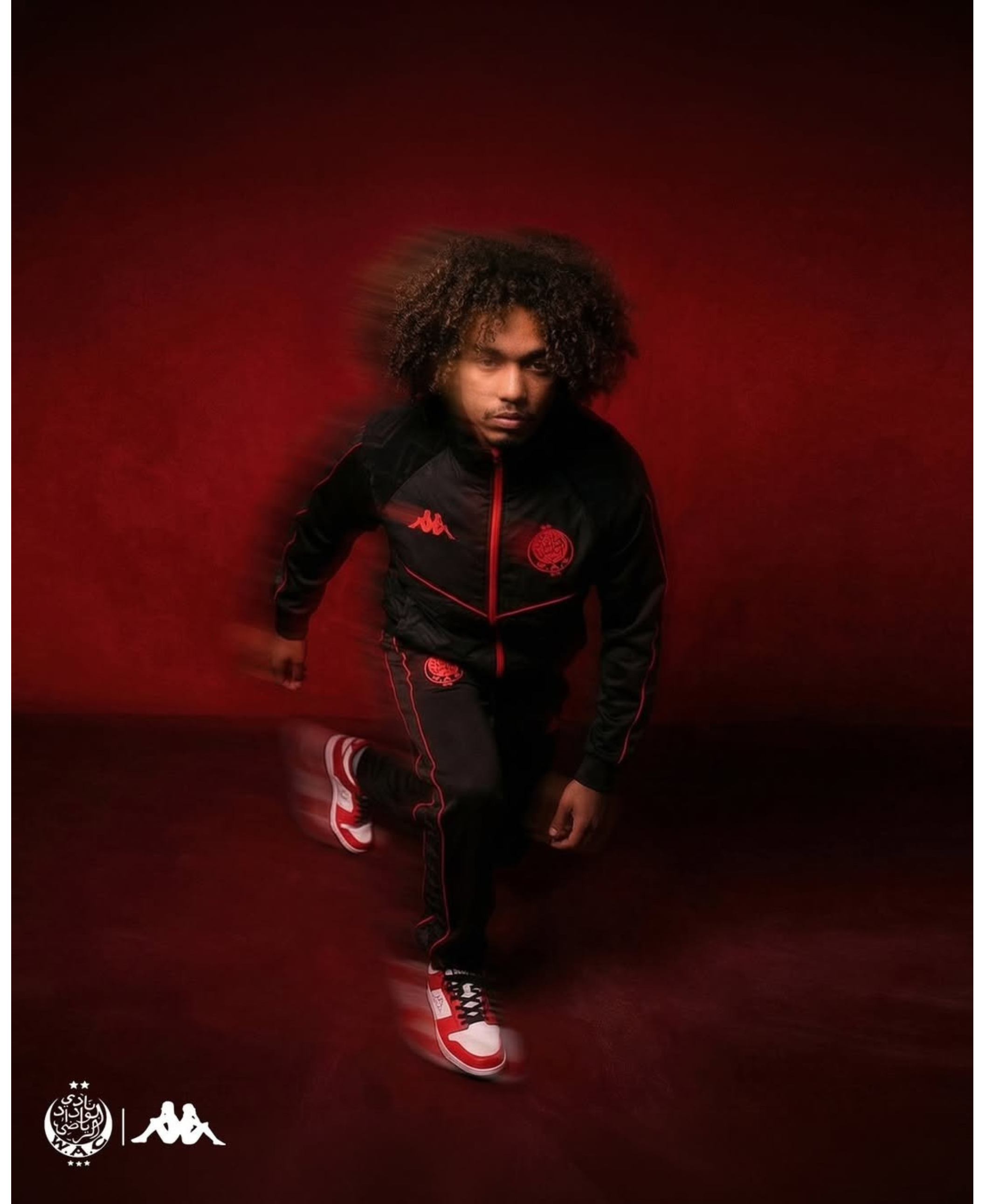 Survette Wydad Athletic Club Rouge et Noir